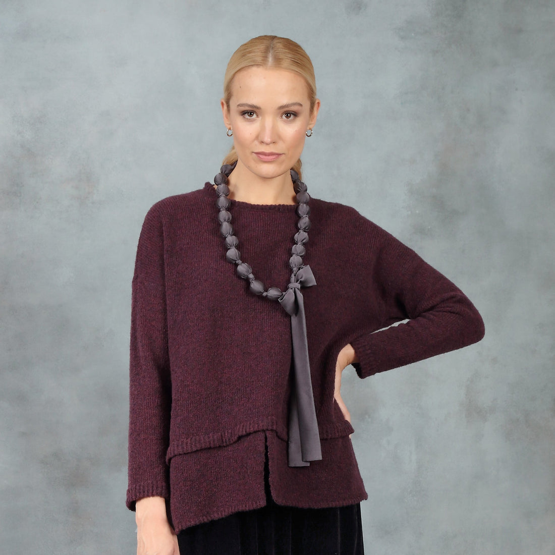 Colliers de perles de soie