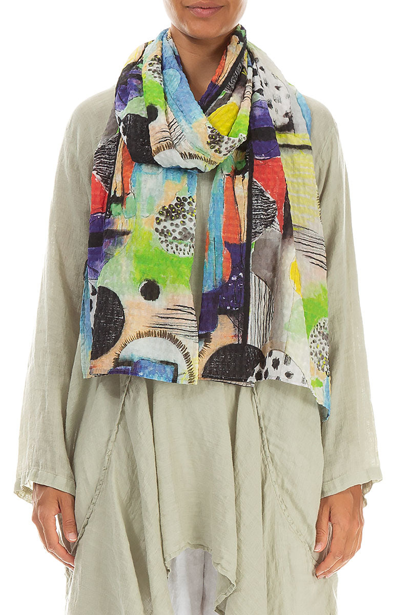 Artmaze Textured Silk Scarf 1