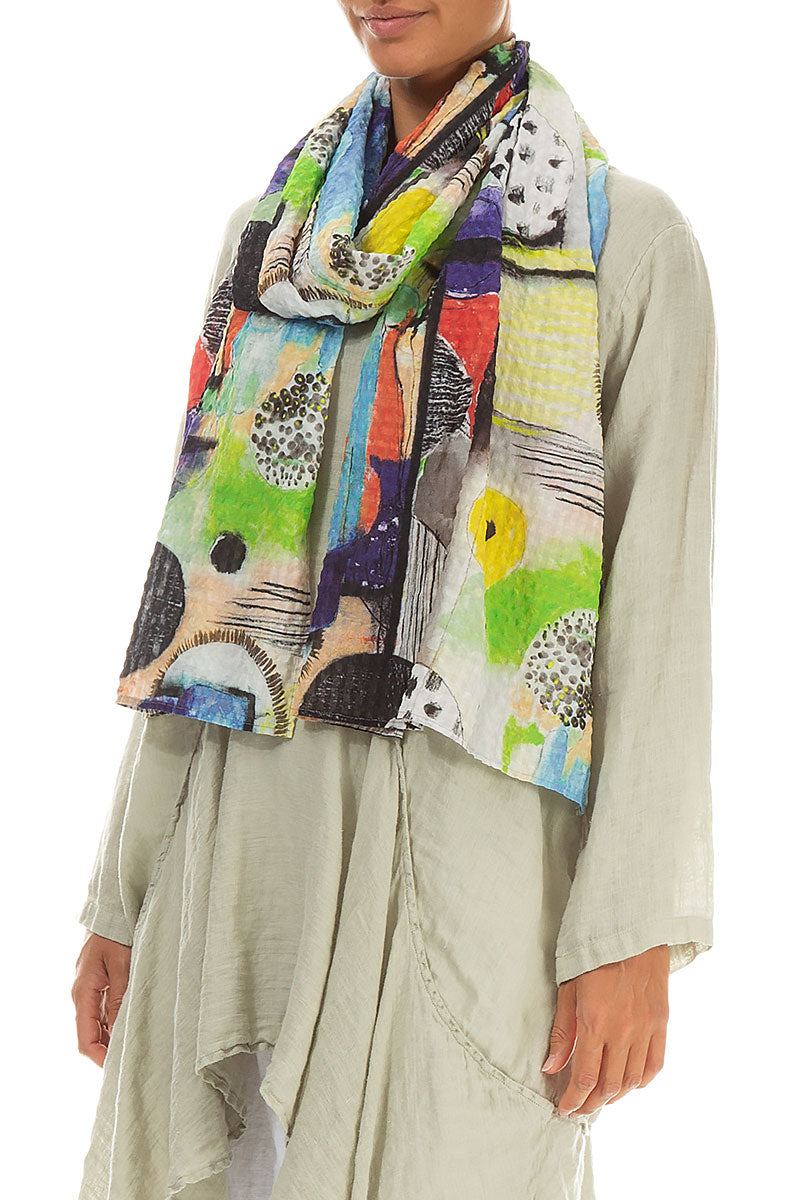 Artmaze Textured Silk Scarf 3