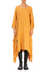 Asymmetric Amber Linen Dress 1