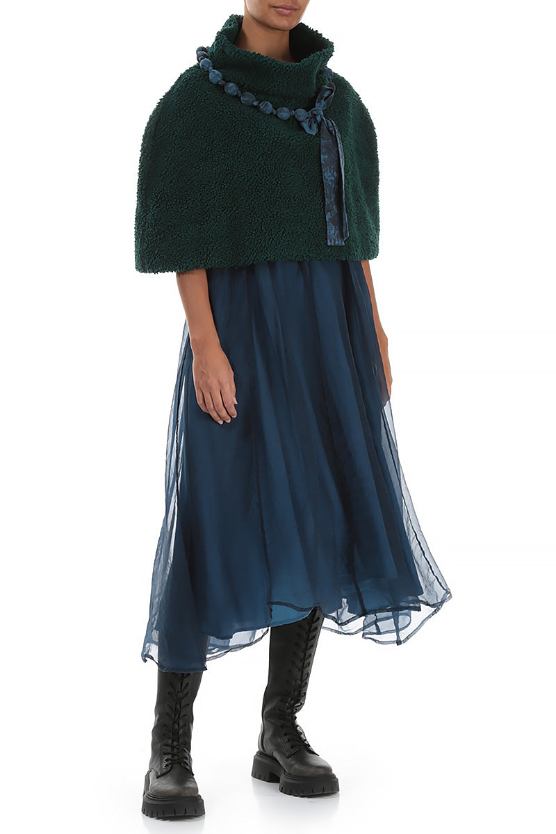 Azure Alabaster Silk Cotton Bead Necklace 4