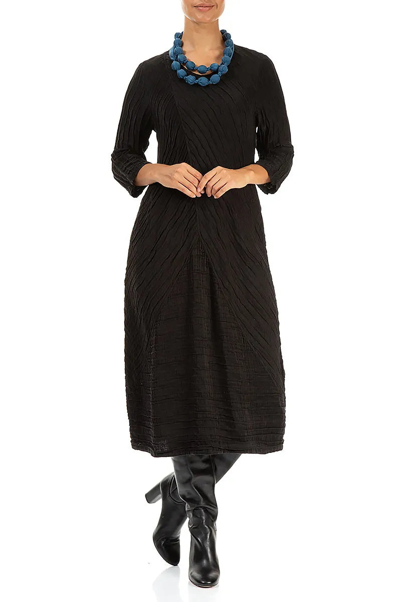 Collier de perles de soie azur