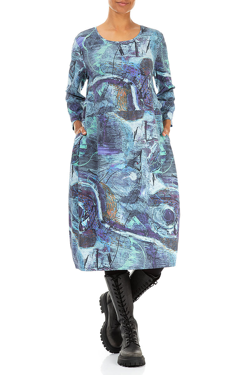 Balloon Blue Reverie Cotton Dress 6