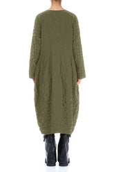 Balloon Forest Mist Pleated Silk Bamboo Dress 2