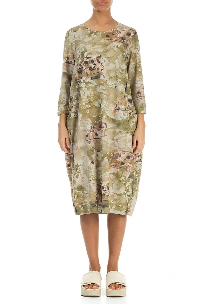 Balloon Retro Cotton Dress