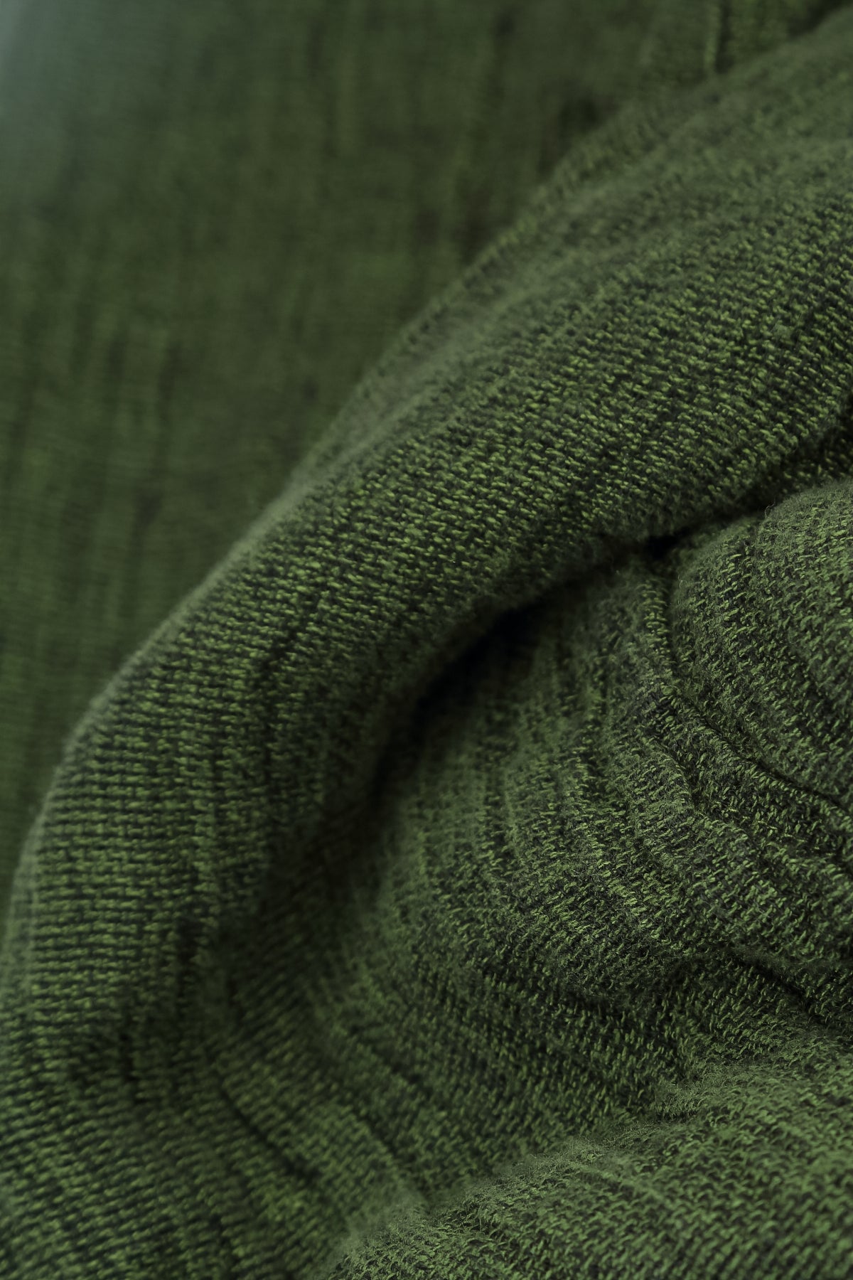 Balloon Shamrock Green Mélange Linen Dress