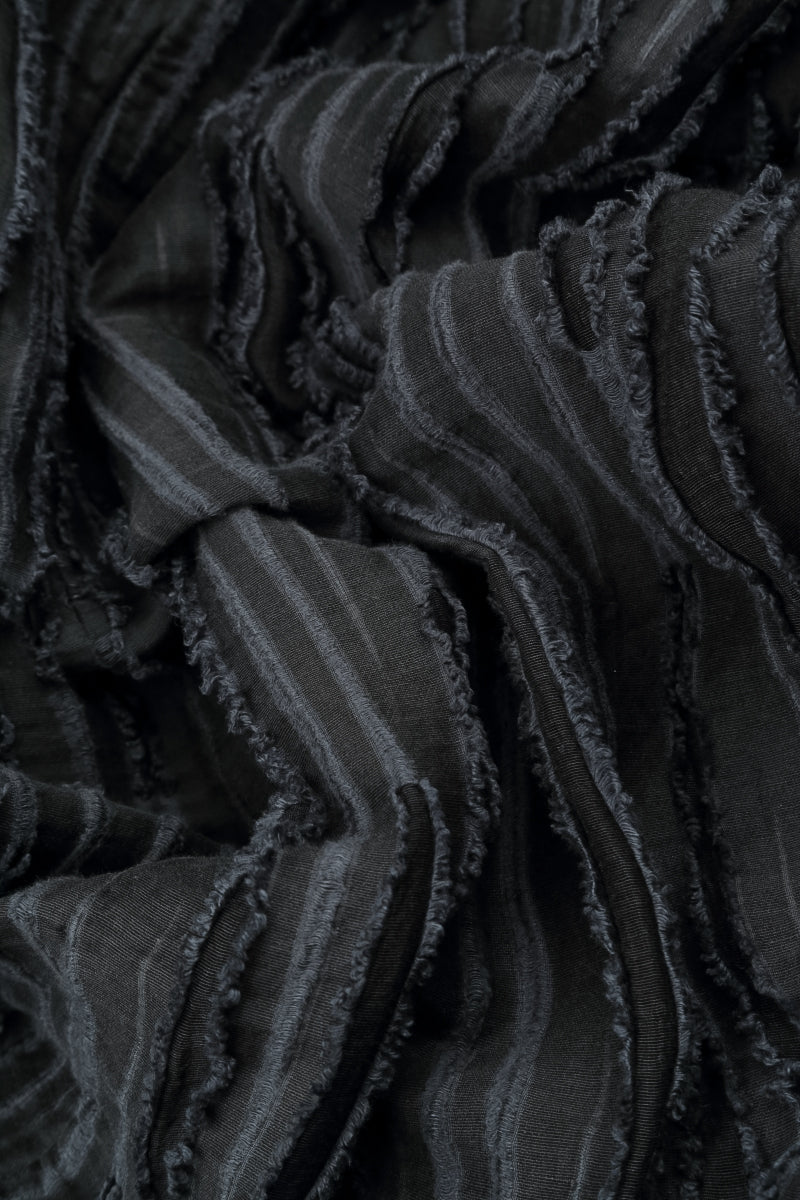 Balloon Slate Fray Weave Jacket