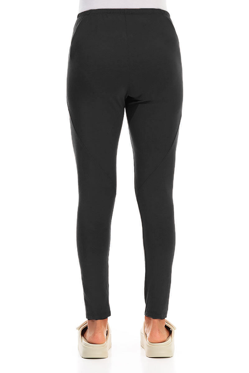 Black Cotton Leggings 2