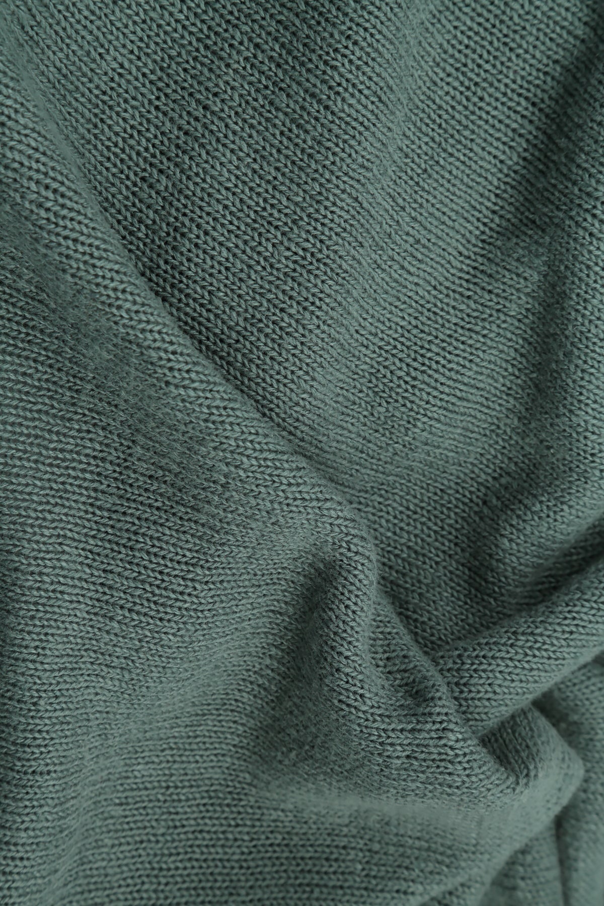 Boxy V-Neck Sage Linen Vest 5