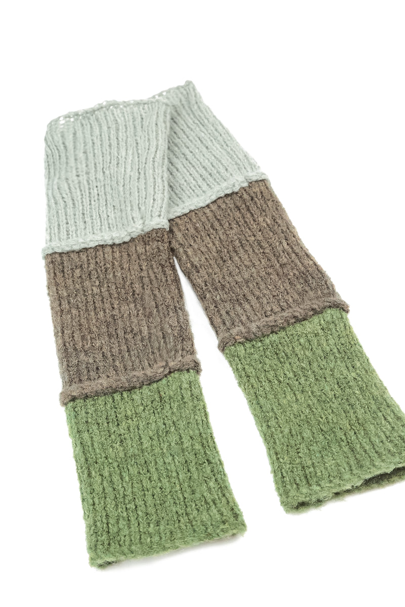 Colour Block Wool Wristlets 4