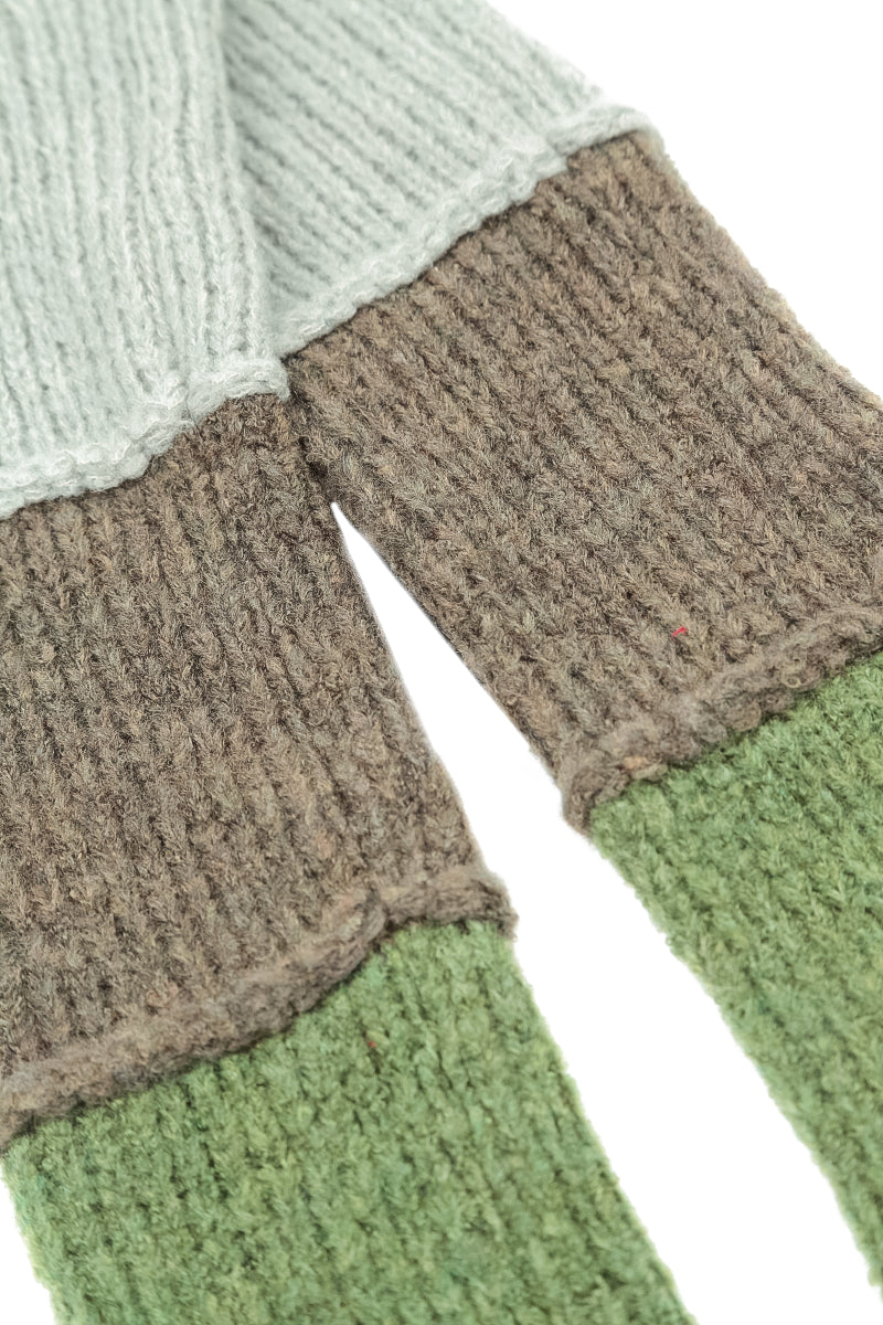 Colour Block Wool Wristlets 5