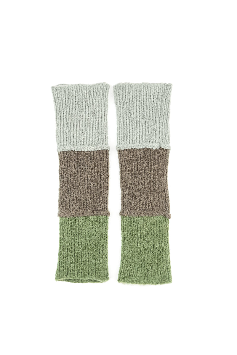 Colour Block Wool Wristlets 6