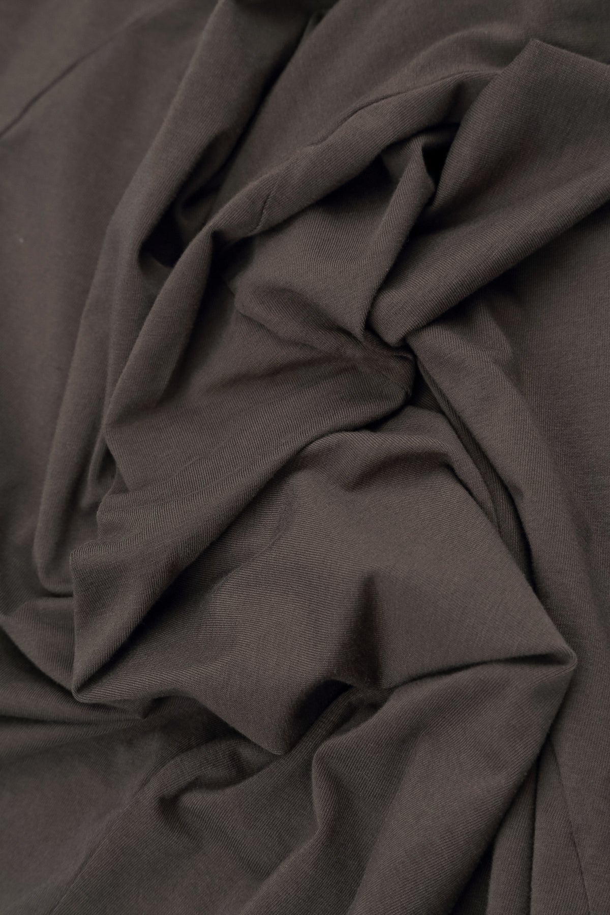 Cropped Forest Brown Cotton Leggings