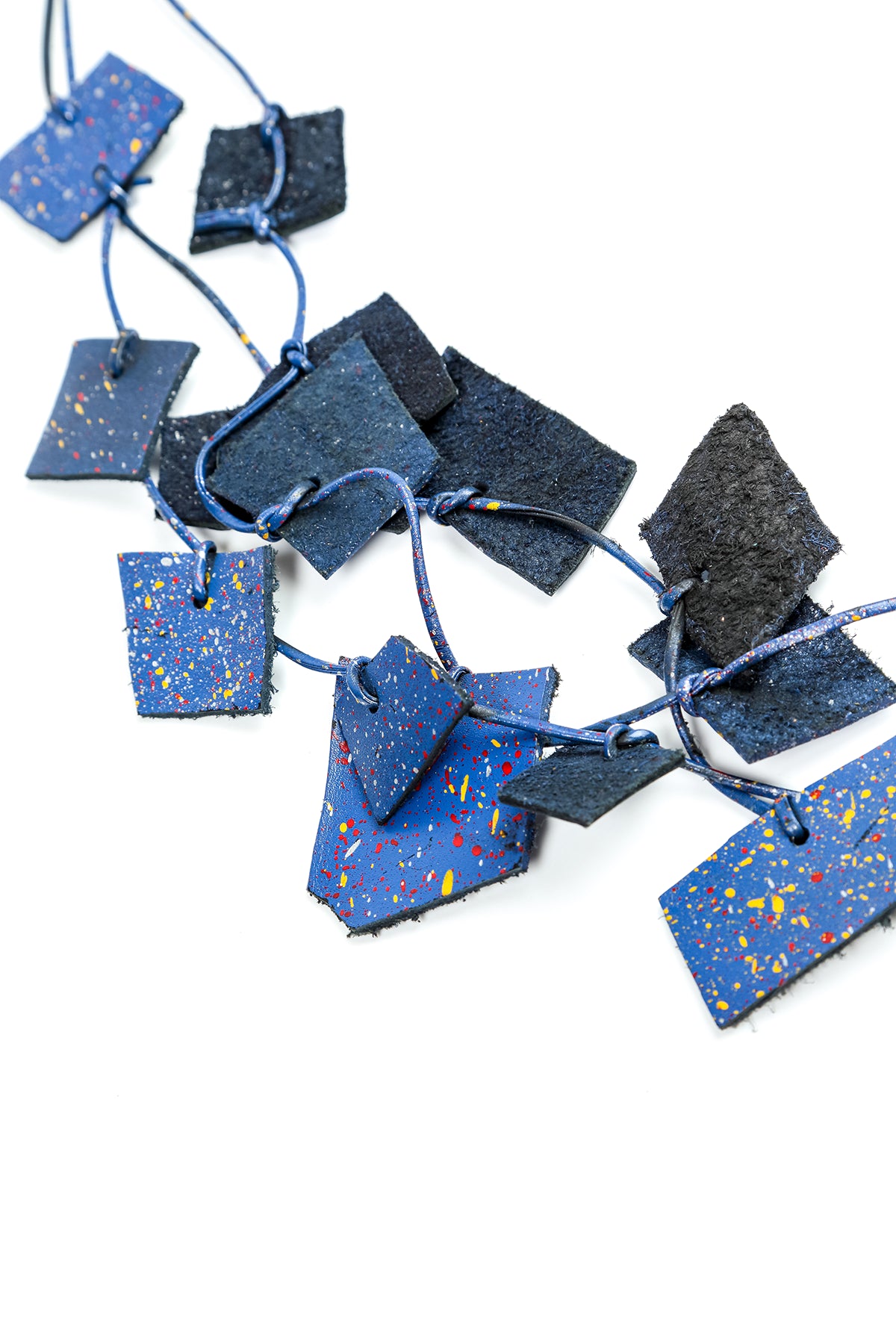 Deep Wave Leather Necklace 5