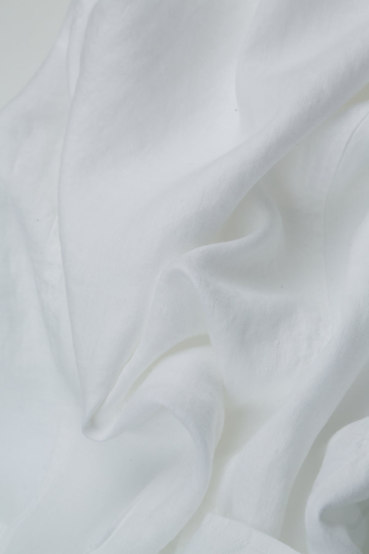 Empire Waist White Linen Dress 5