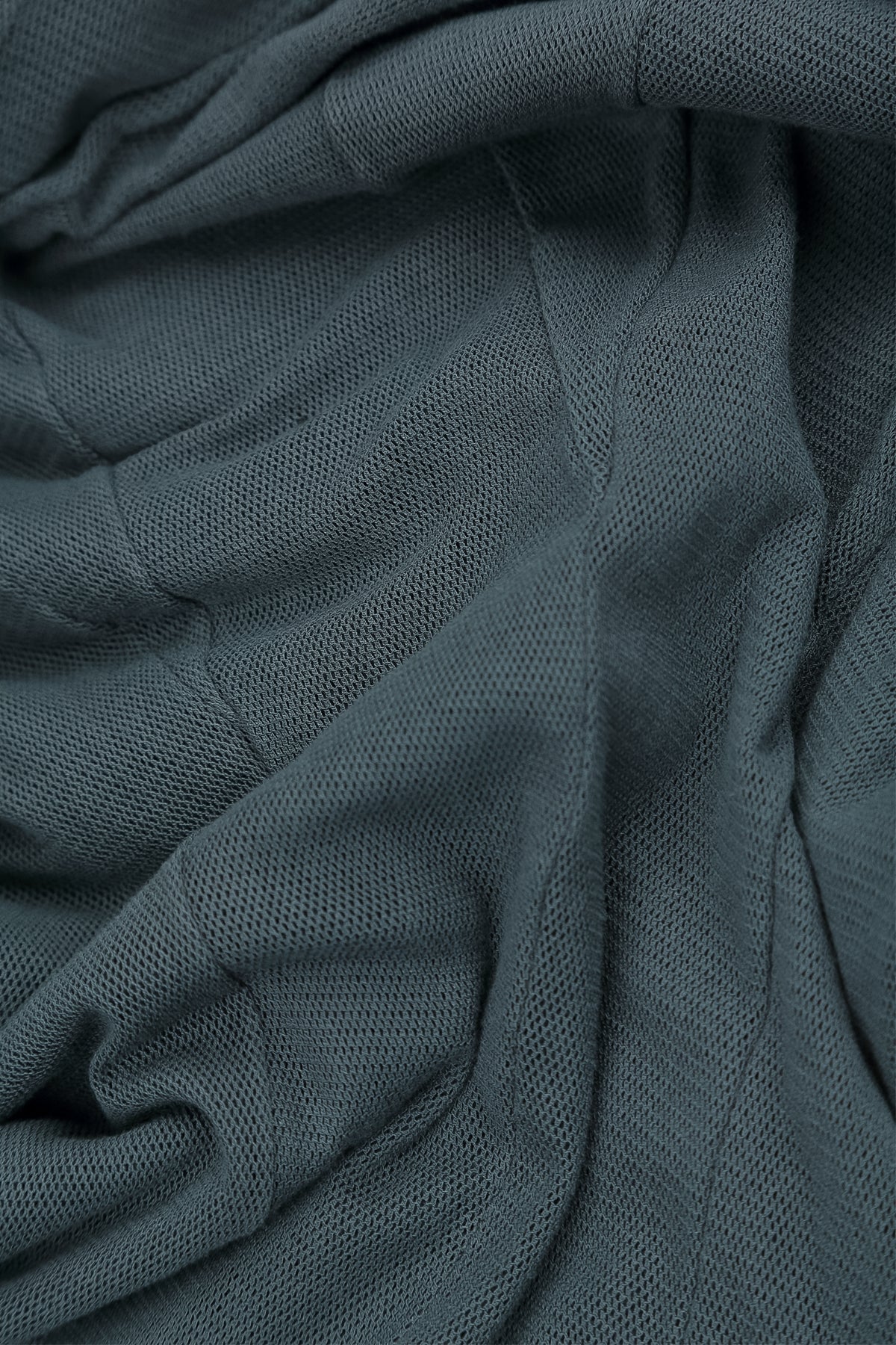 Flowing Slate Mesh Soft Cotton Dress