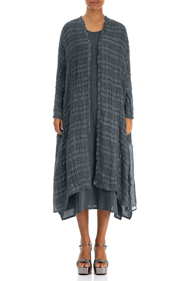 Flowy Graphite Light Silk Jacket 1