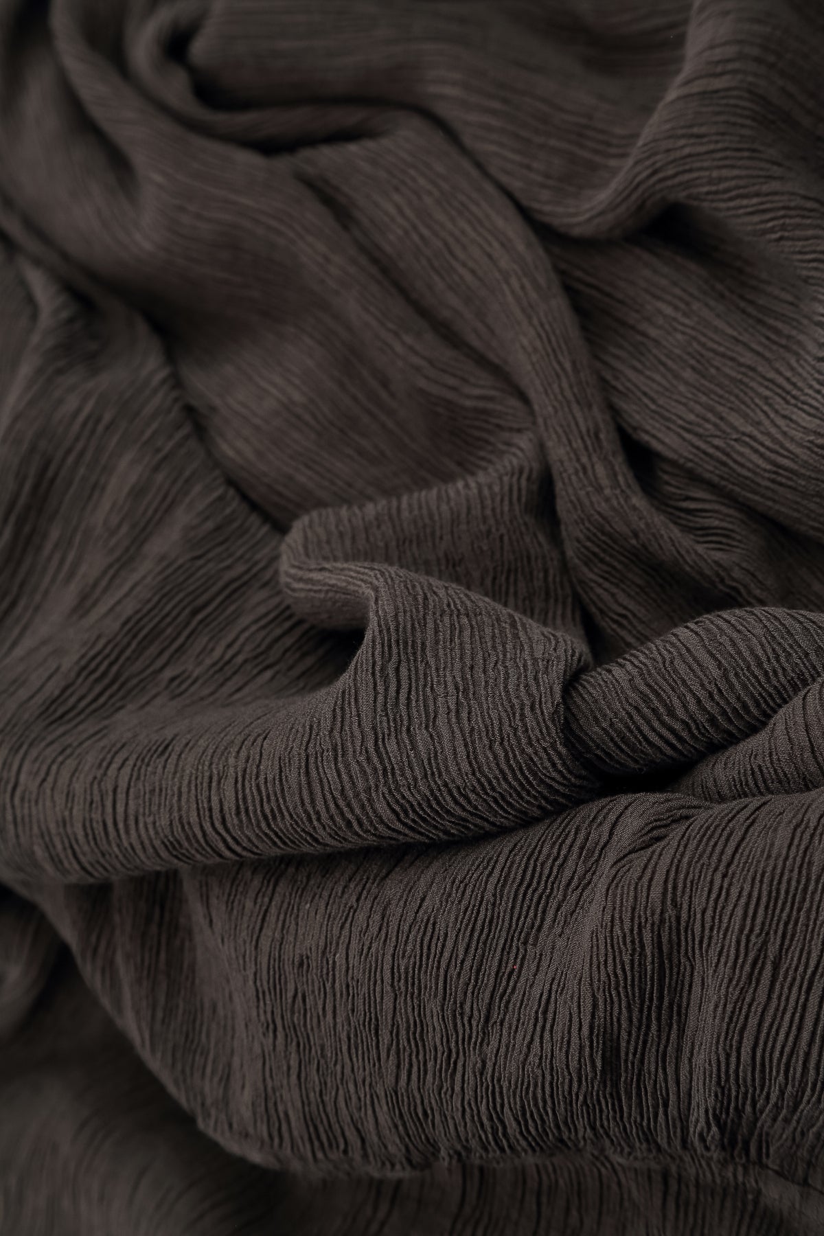 Forest Brown Silk Bead Necklace 8