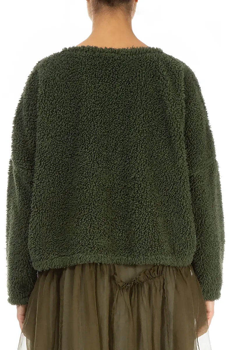 Forest Mist Teddy Cotton Jumper 3