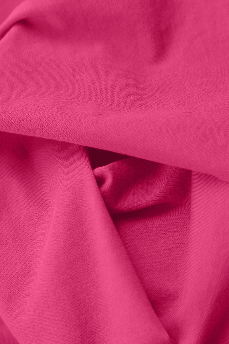 Legging en coton fuchsia