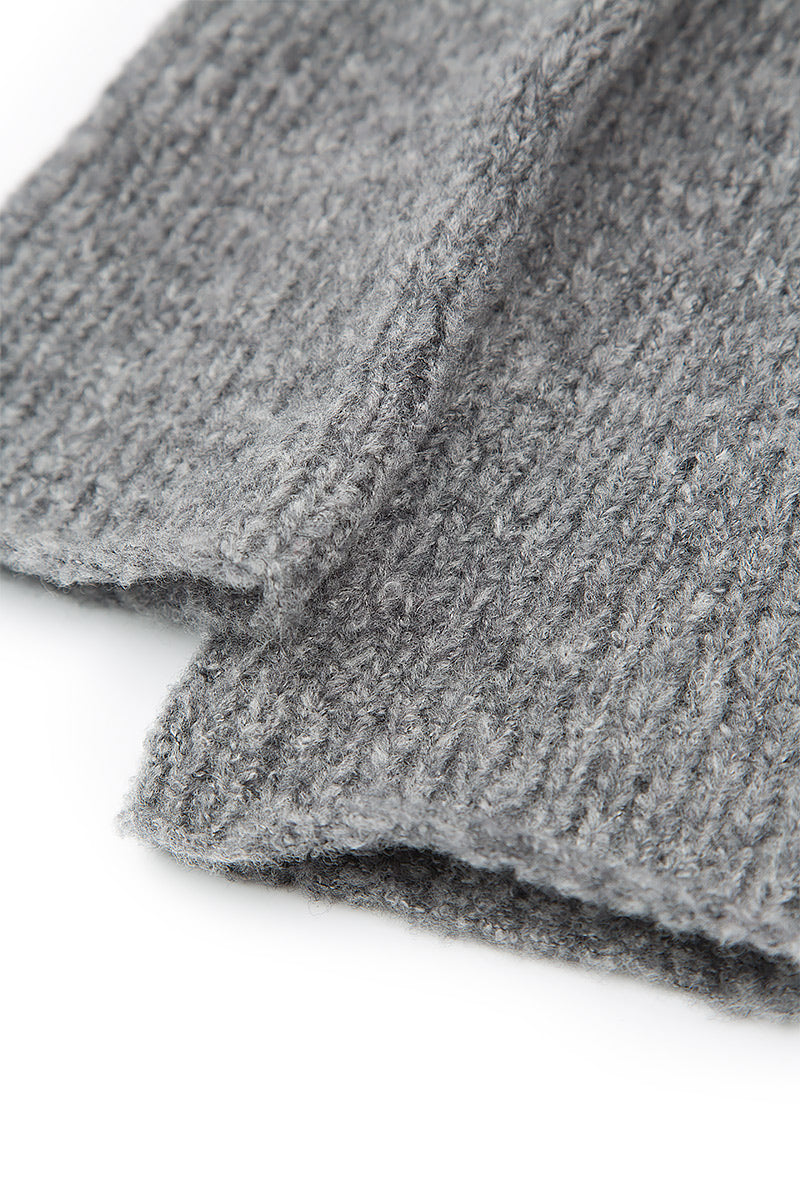 Grey Wool Leg Warmers 5