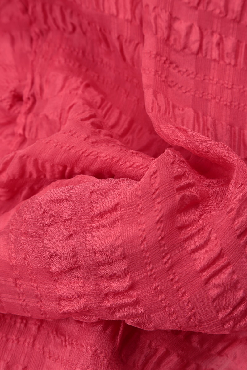 Layered Raspberry Light Silk Dress 5