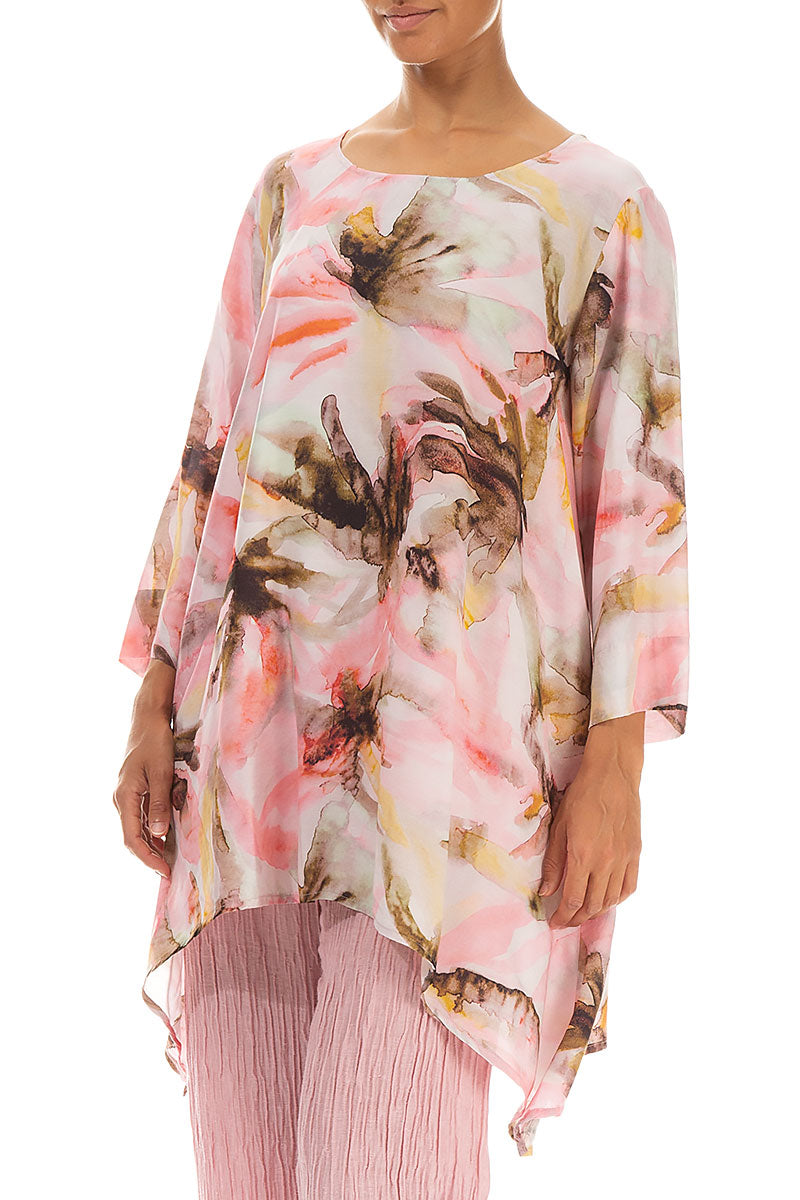 Longer Edges Oasis Silk Bamboo Tunic 3