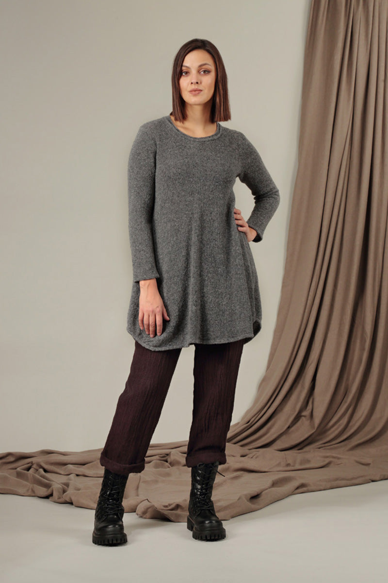 Loose Cosy Grey Wool Sweater 7