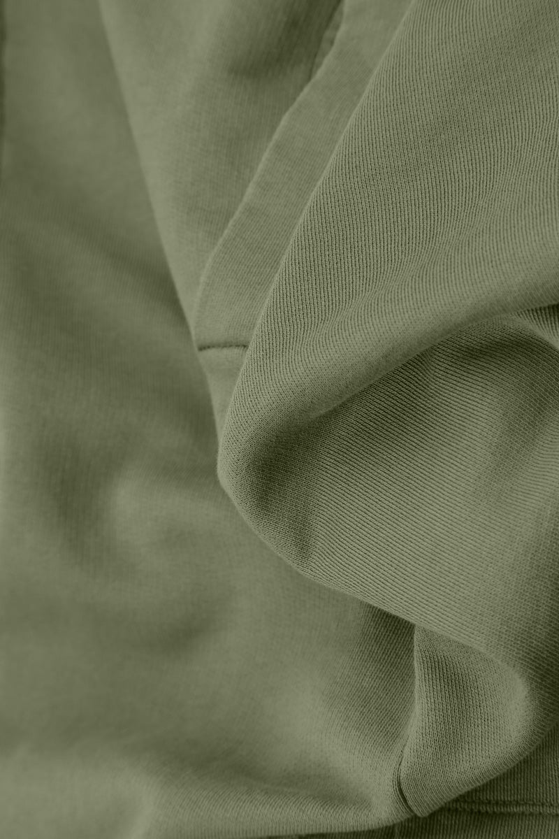 Lockere Bluse aus Waldnebel-Baumwolle