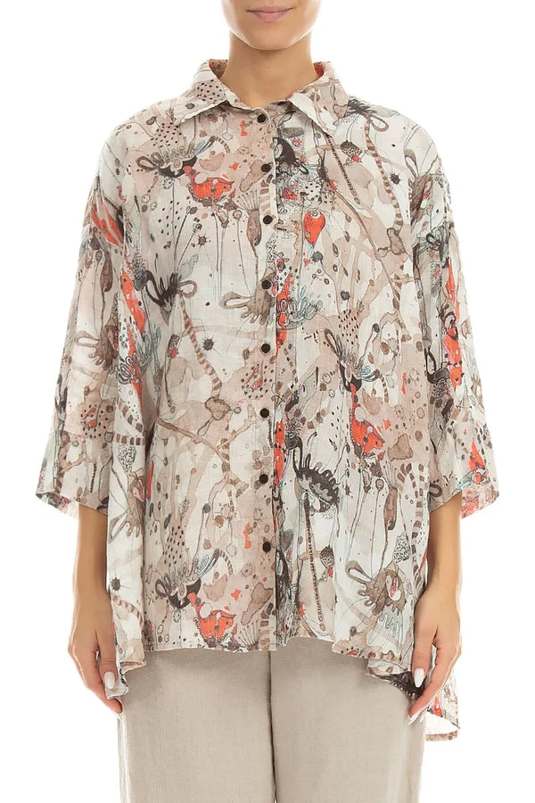 Loose Savannah Linen Shirt 1