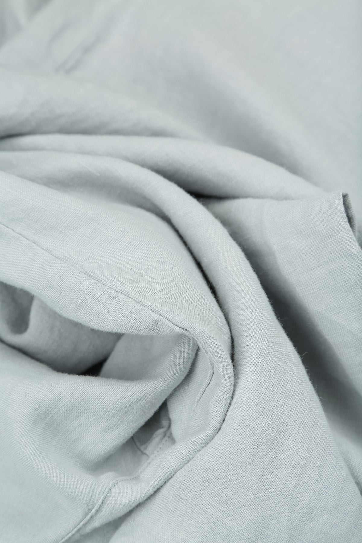 Loose Silver Grey Linen Trousers 5