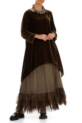 Silver Sage Dotty Silk Bead Necklace 2