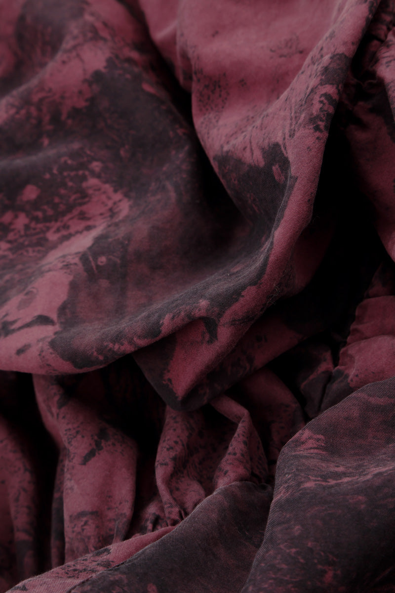 Merlot Alabaster Silk Cotton Bead Necklace 7