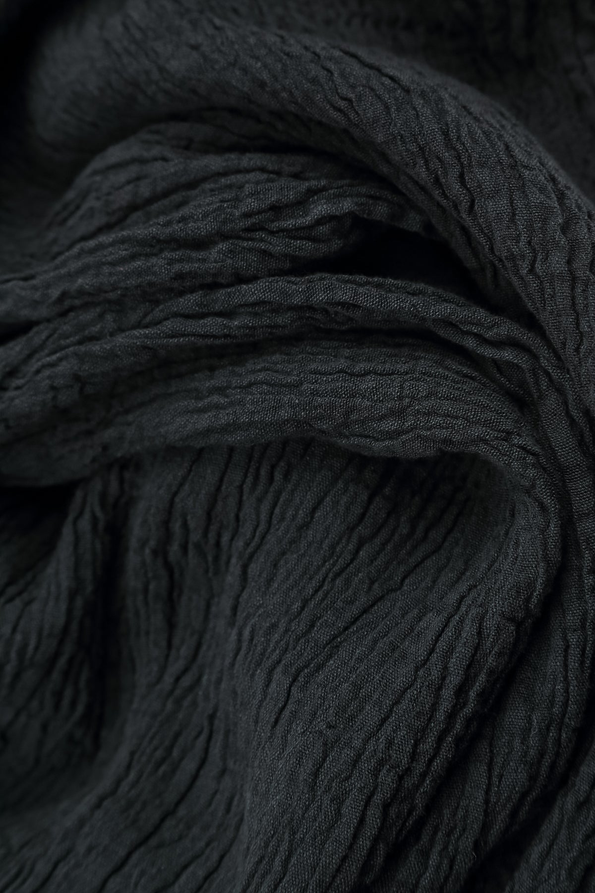 Jupe mi-longue en lin et viscose graphite
