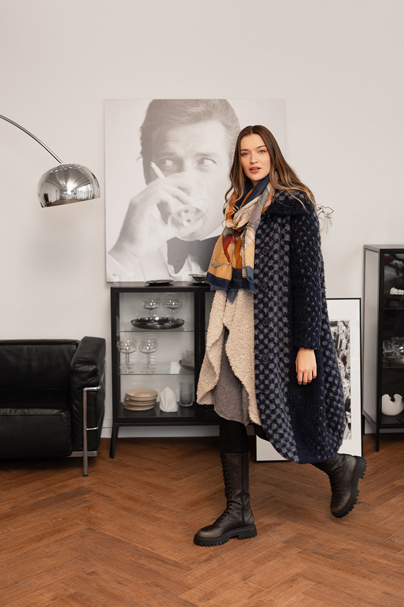 Mystery Library Cashmere Silk Scarf 7