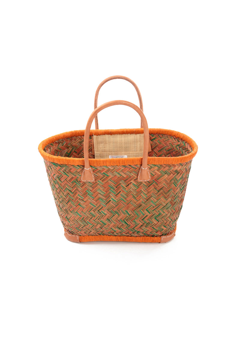 Natural Mini Amber French Market Basket 5