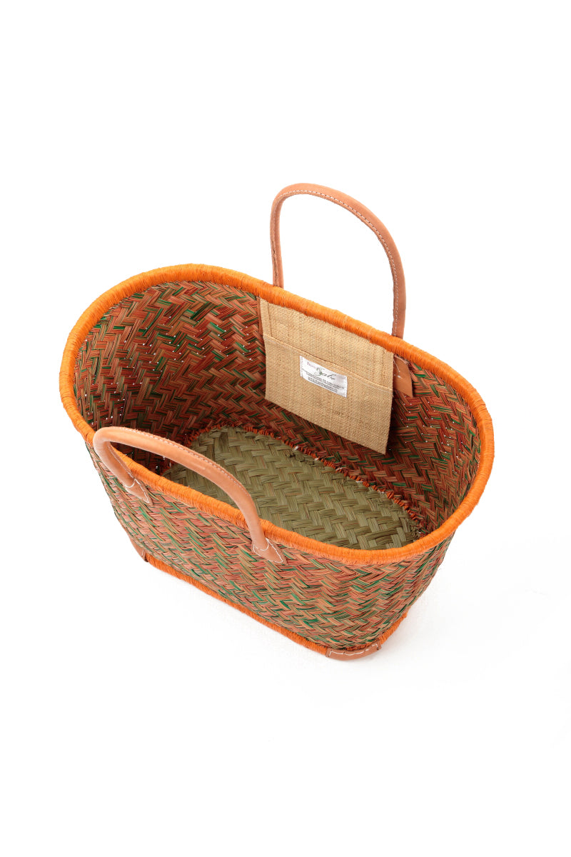Natural Mini Amber French Market Basket 4