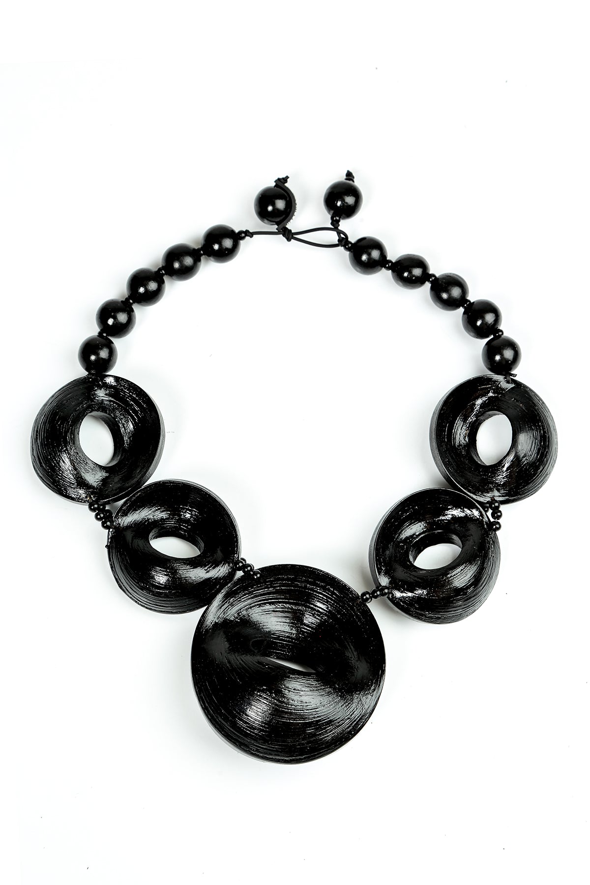 Noir Drift Bamboo Necklace
