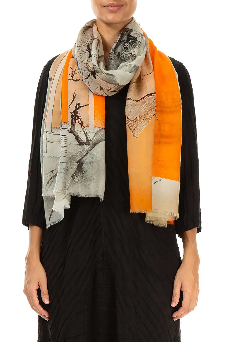 Parfum de Ville Cashmere Silk Scarf