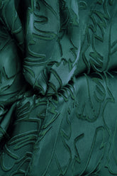 Peacock Devoré Feather Silk Scarf 4