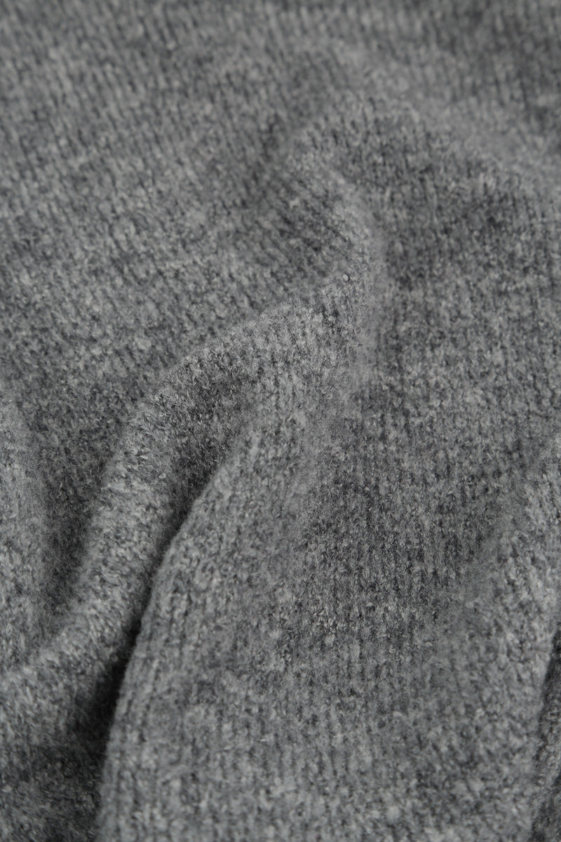 Loose Cosy Grey Wool Sweater 6