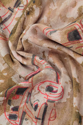 Retro Silk Cotton Scarf 5