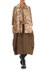 Retro Silk Cotton Scarf 2