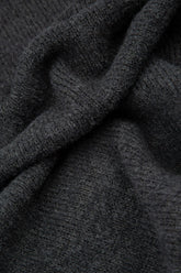 Rosette Dark Grey Wool Sweater 5