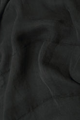 Ruffled Black Silk Chiffon Skirt 5