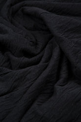 Ruffled Collar Grey Wavy Cotton Tunic 5