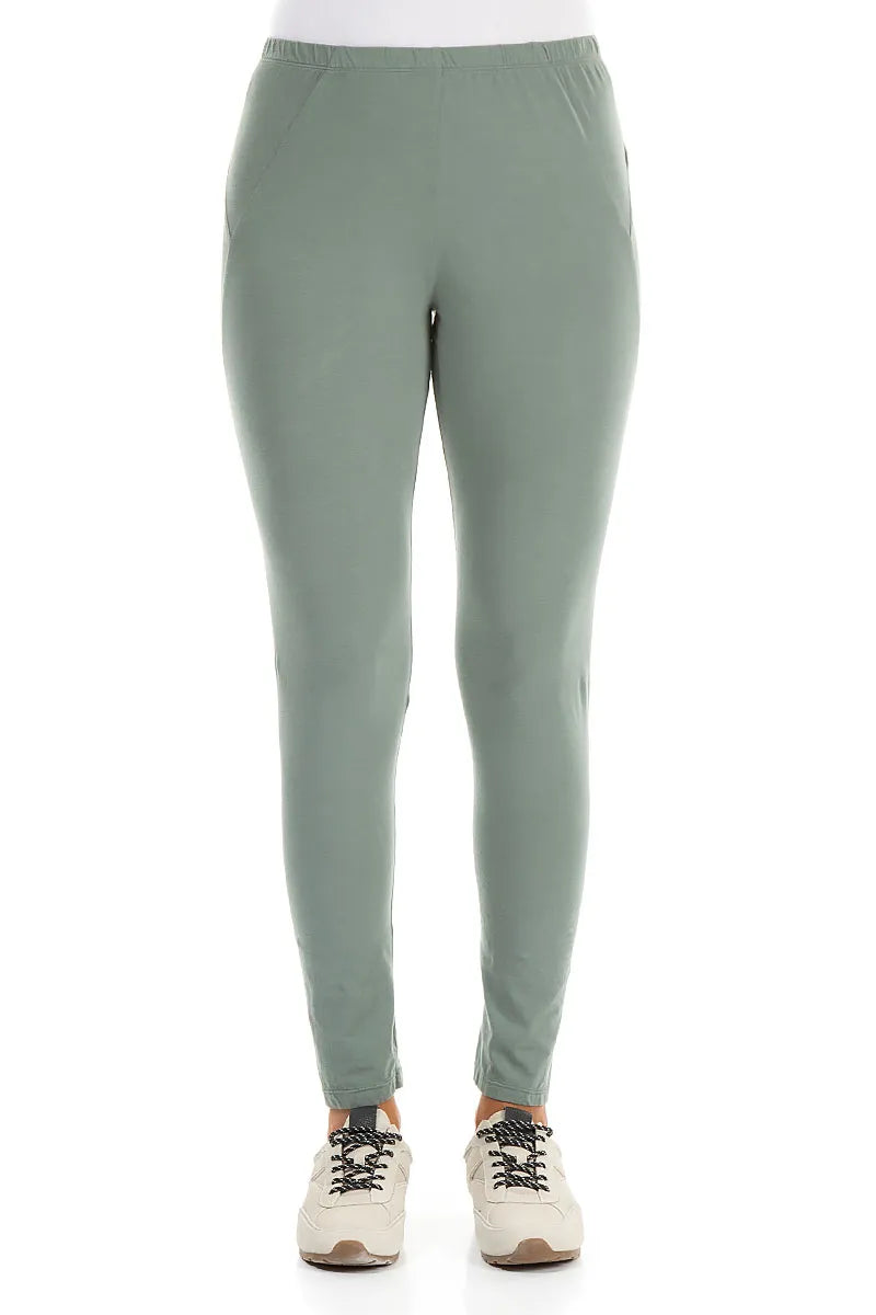 Sage Cotton Leggings 1