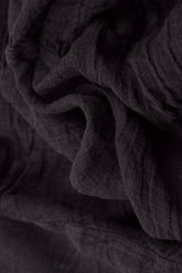 Side Buttons Vintage Violet Mélange Linen Dress 5