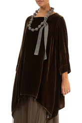 Silver Sage Dotty Silk Bead Necklace 3