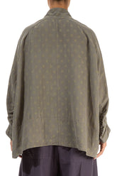 Silver Sage Dotty Silk Jacket 2